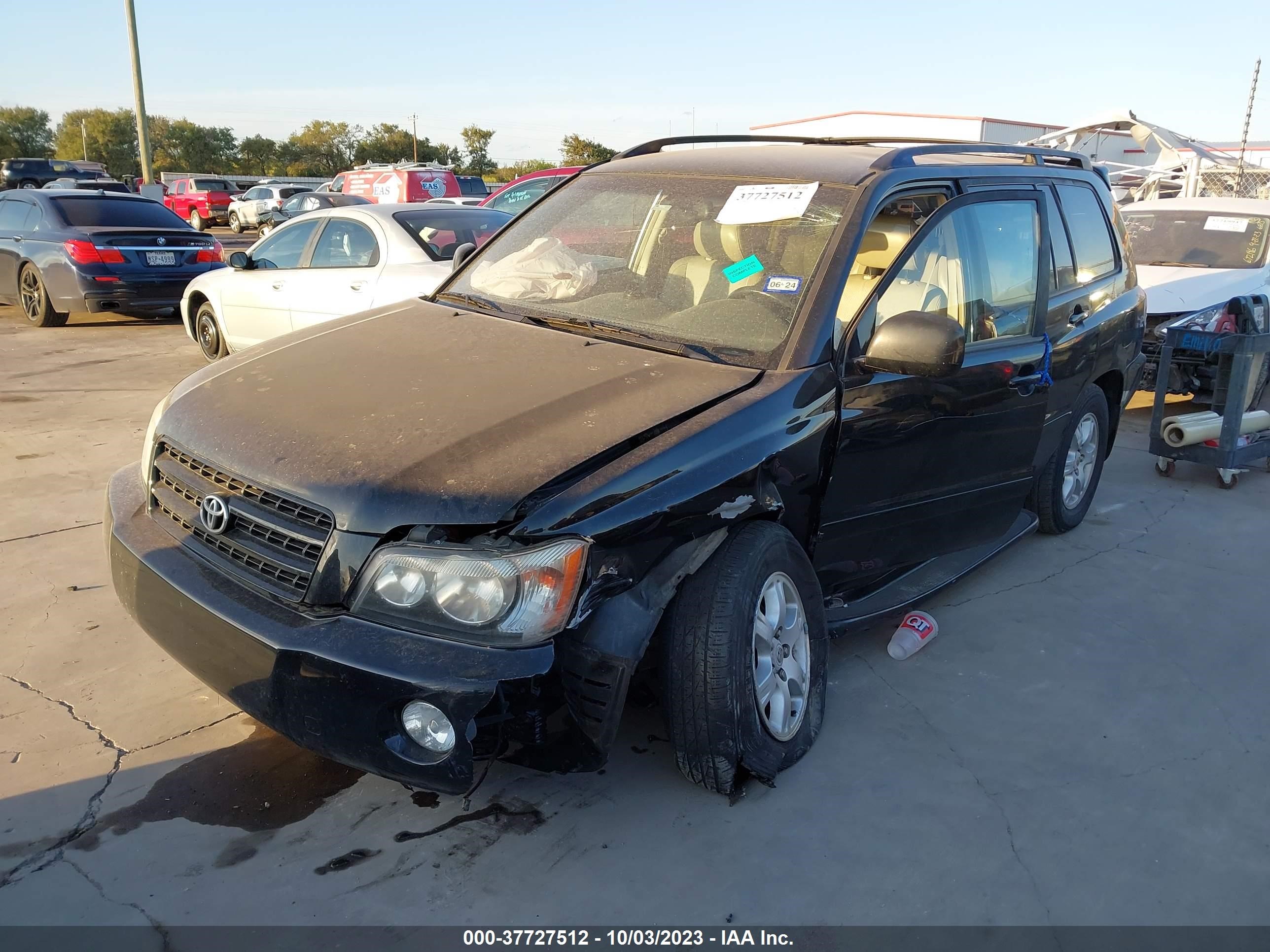 Photo 1 VIN: JTEGF21A630092909 - TOYOTA HIGHLANDER 