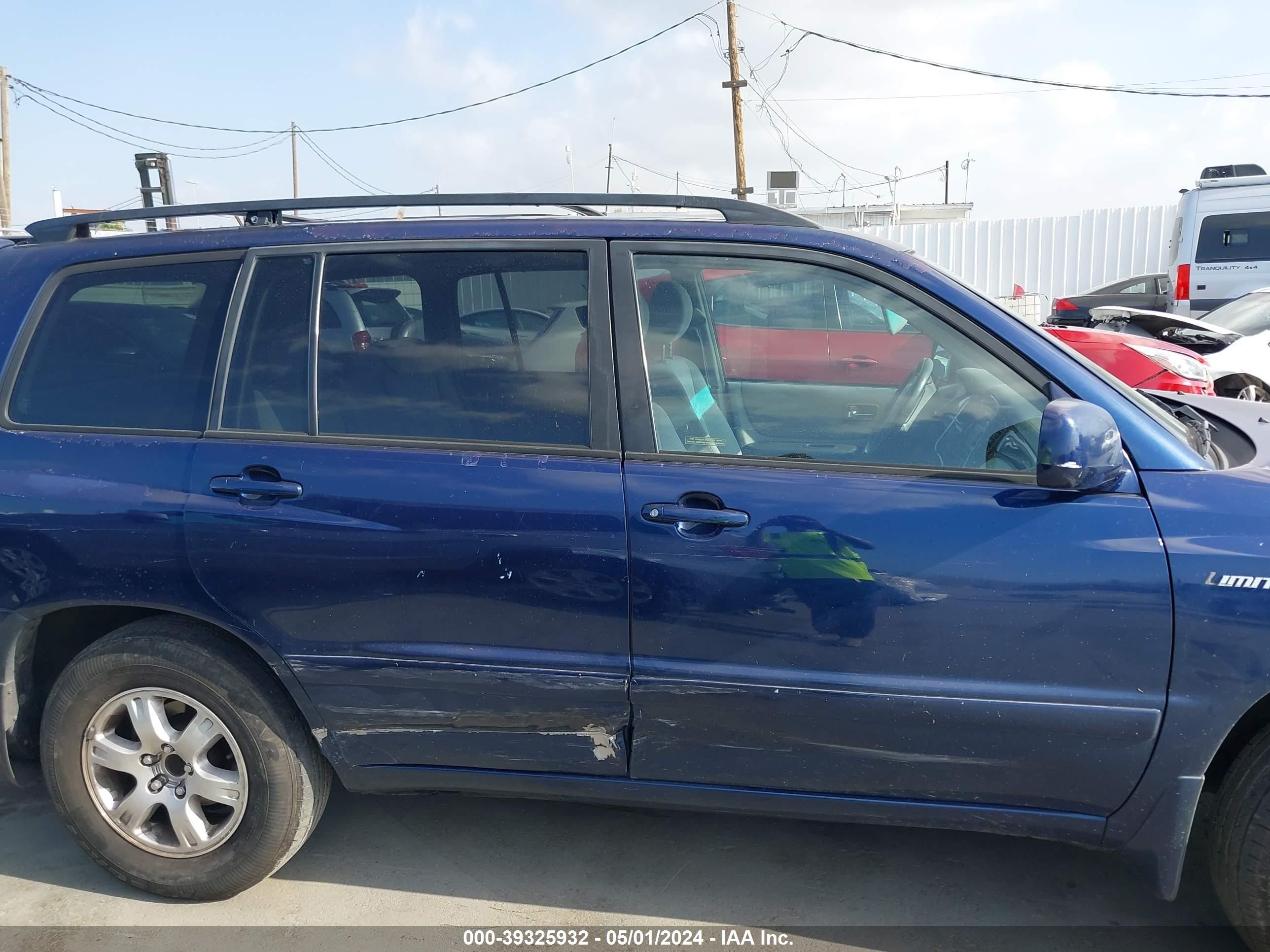 Photo 12 VIN: JTEGF21A720031440 - TOYOTA HIGHLANDER 