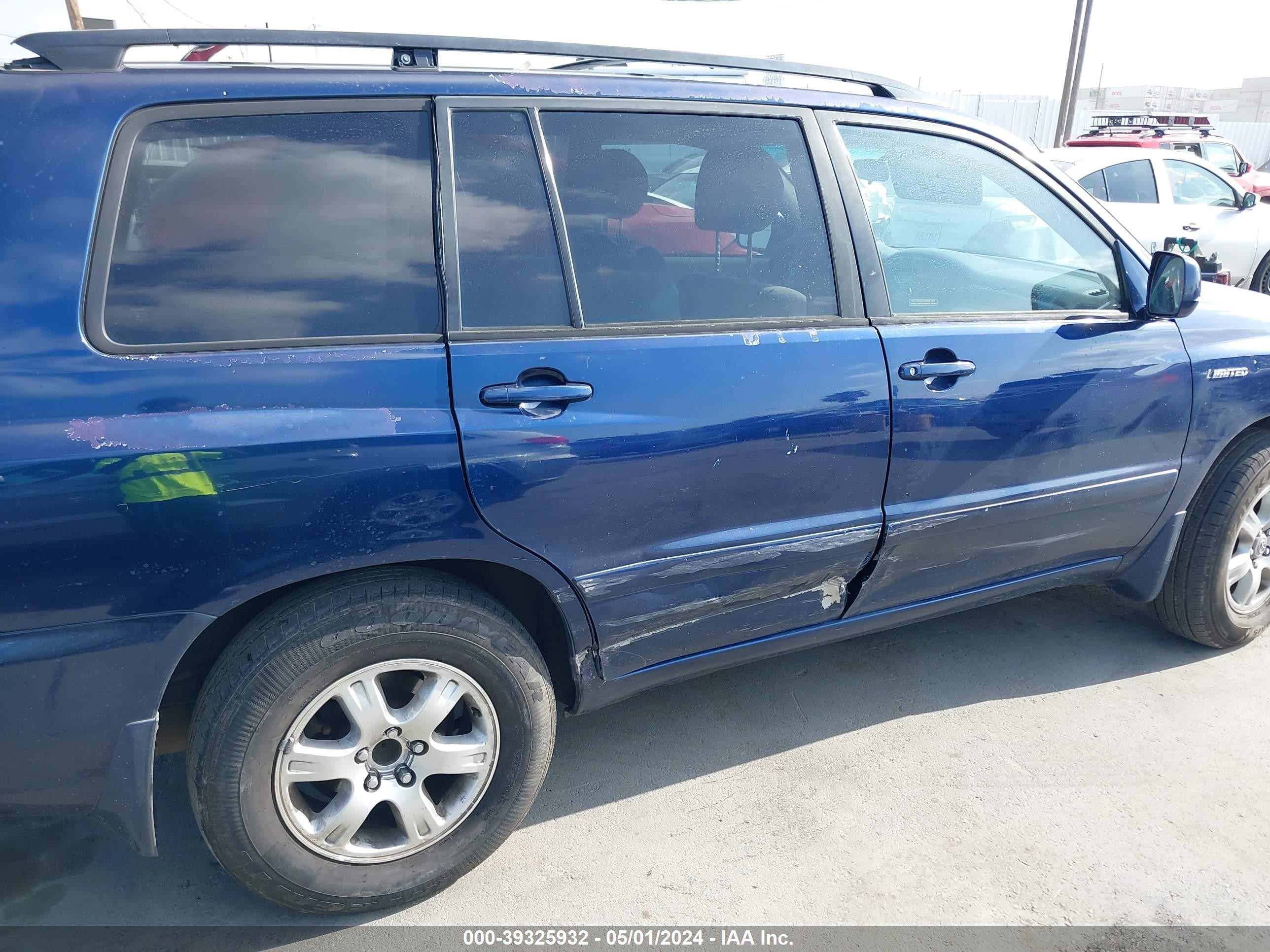 Photo 5 VIN: JTEGF21A720031440 - TOYOTA HIGHLANDER 