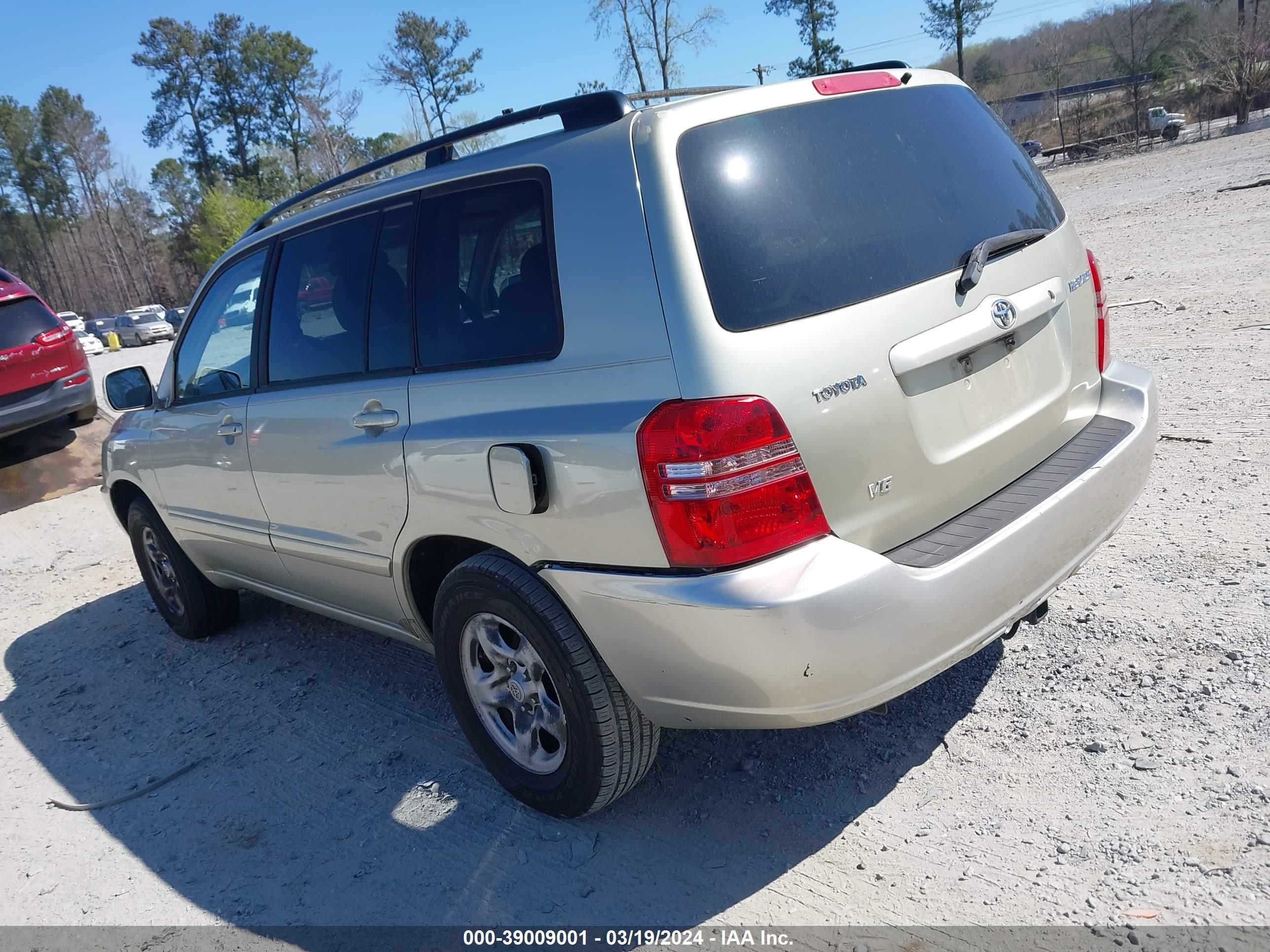 Photo 2 VIN: JTEGF21A730091932 - TOYOTA HIGHLANDER 