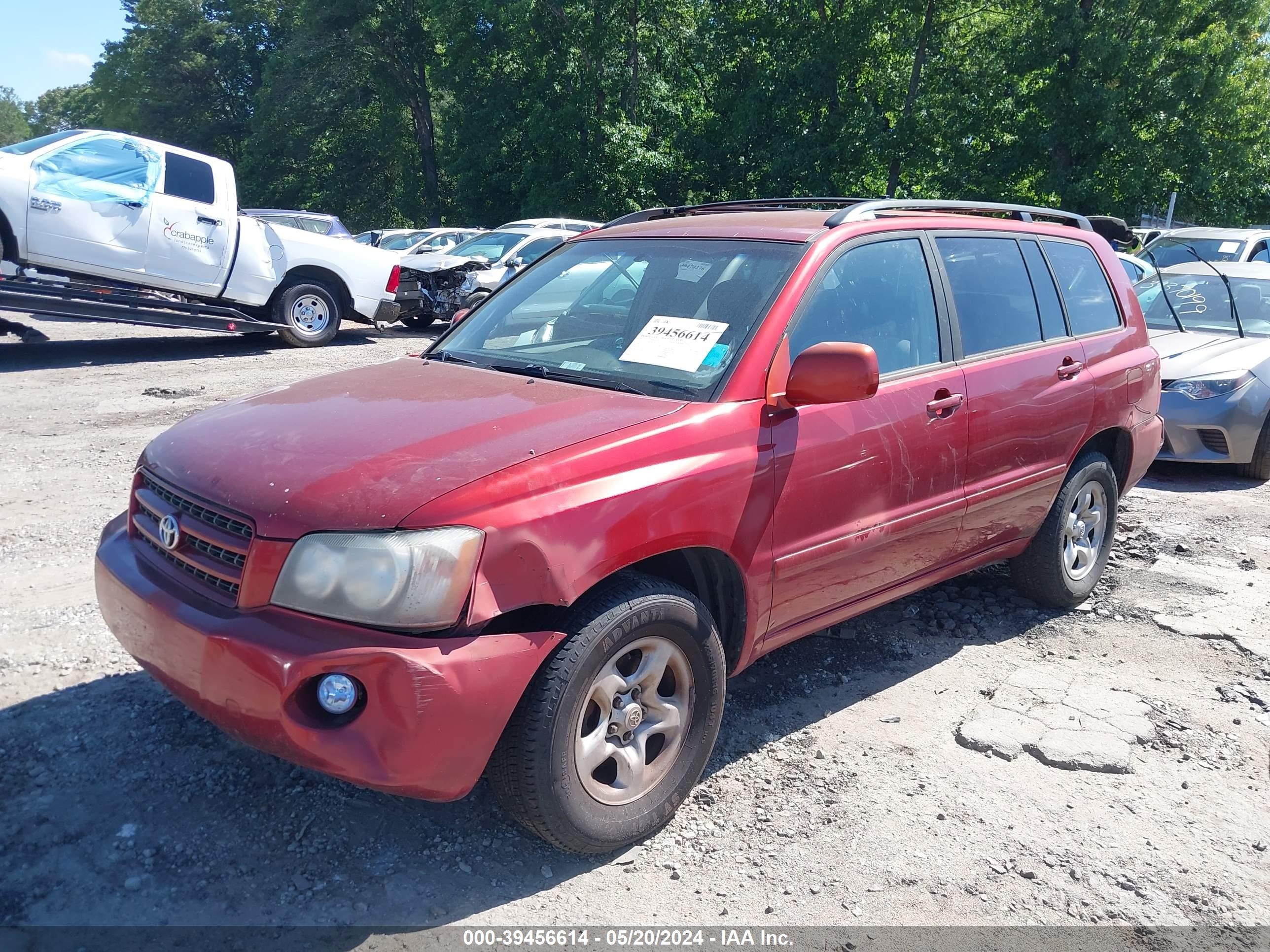 Photo 1 VIN: JTEGF21A810011163 - TOYOTA HIGHLANDER 