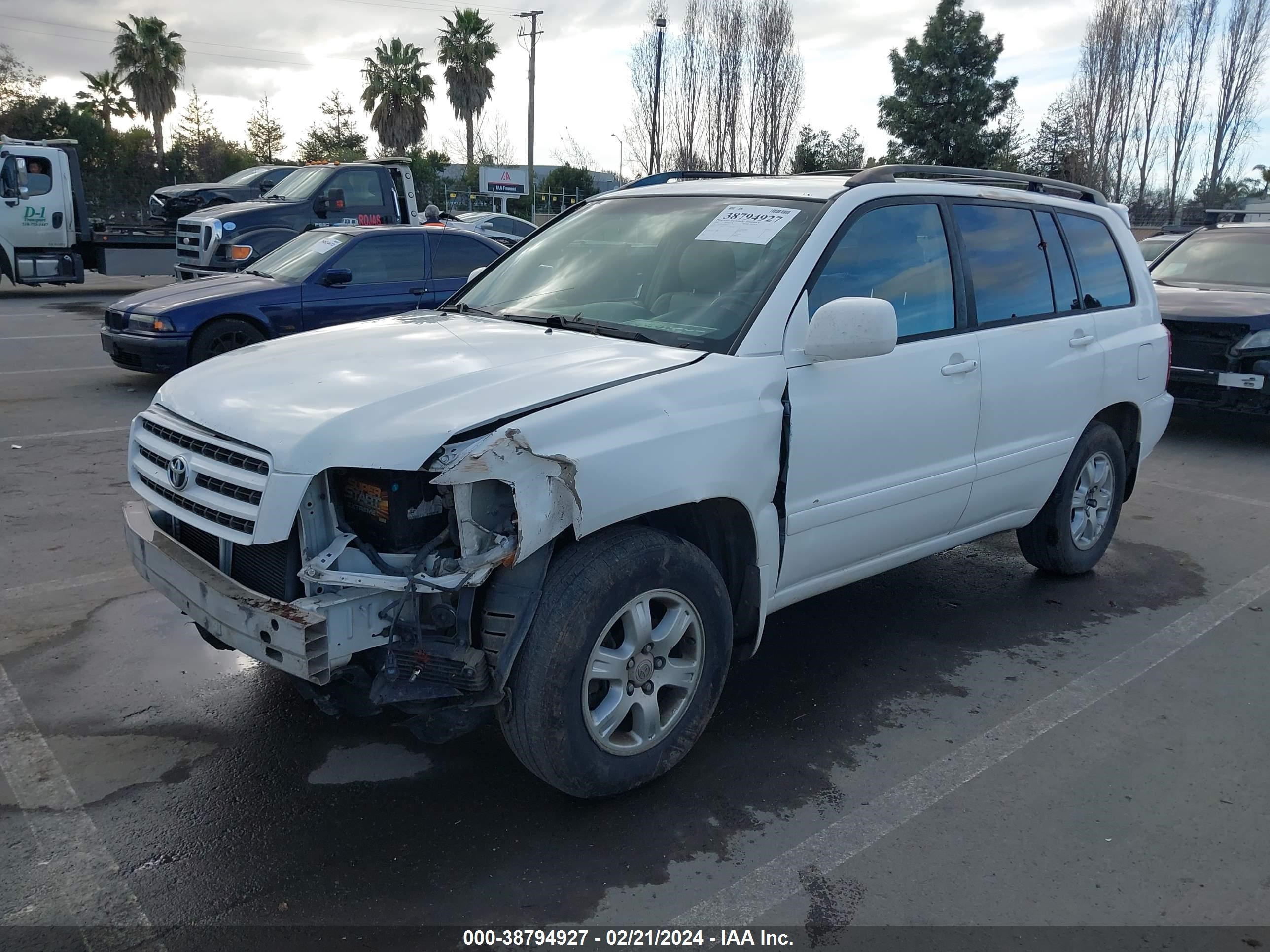 Photo 1 VIN: JTEGF21A830087727 - TOYOTA HIGHLANDER 