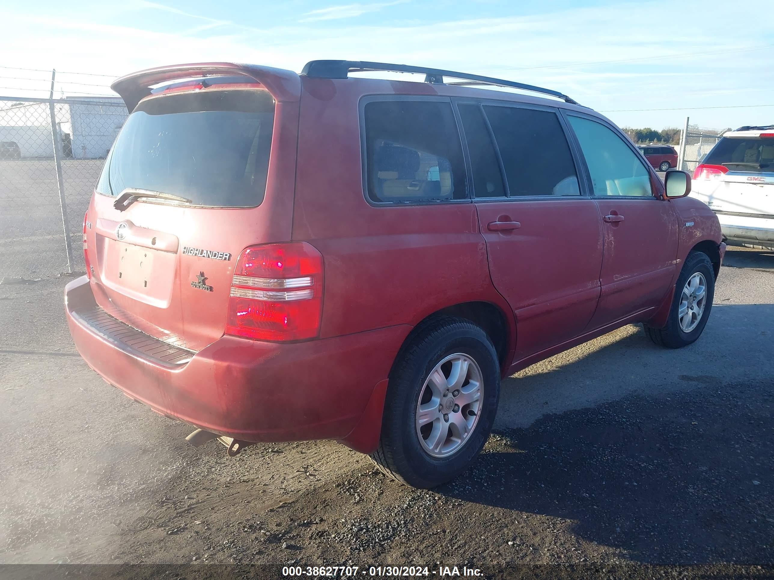 Photo 3 VIN: JTEGF21A920035523 - TOYOTA HIGHLANDER 