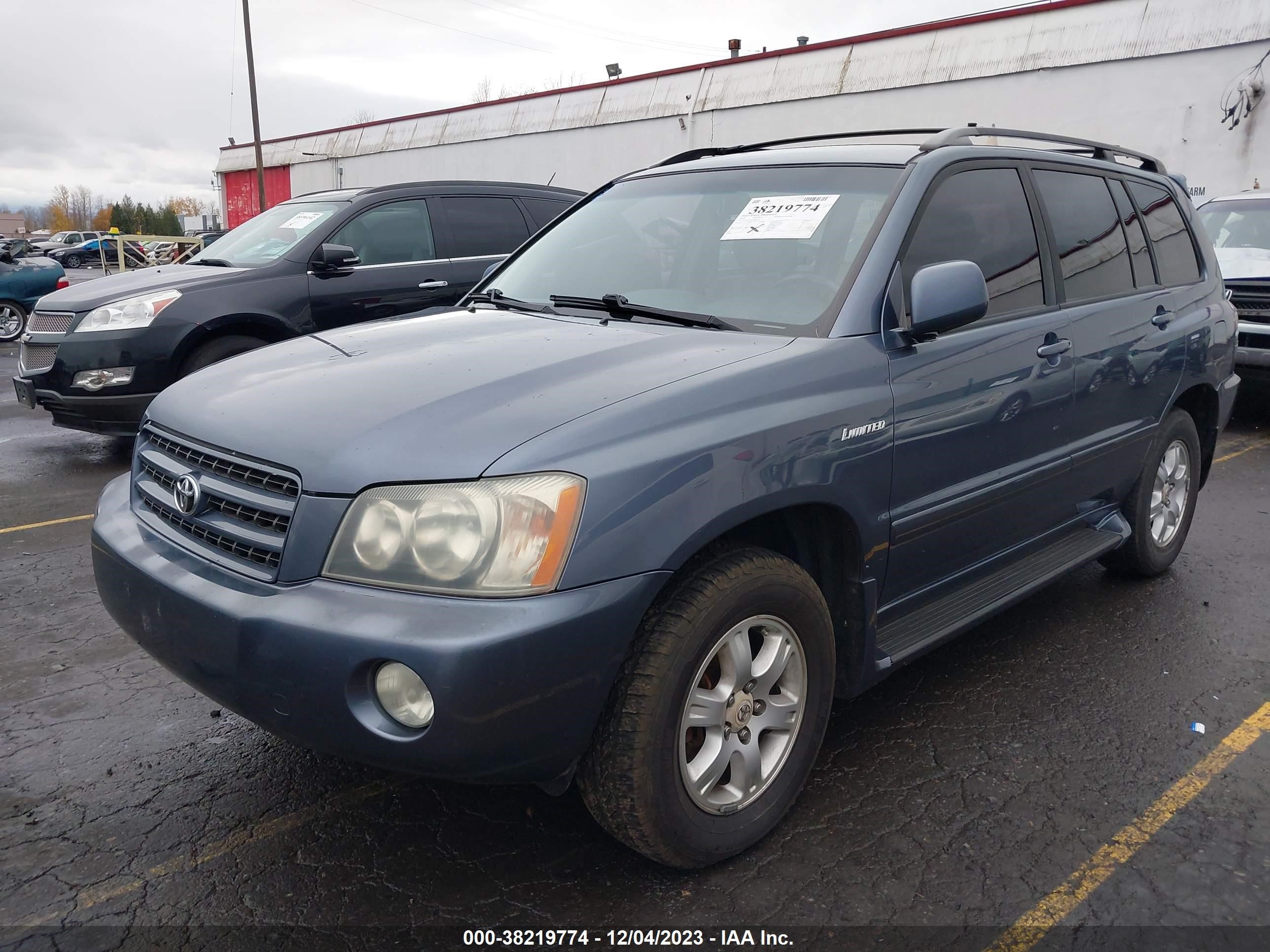 Photo 1 VIN: JTEGF21A930081726 - TOYOTA HIGHLANDER 