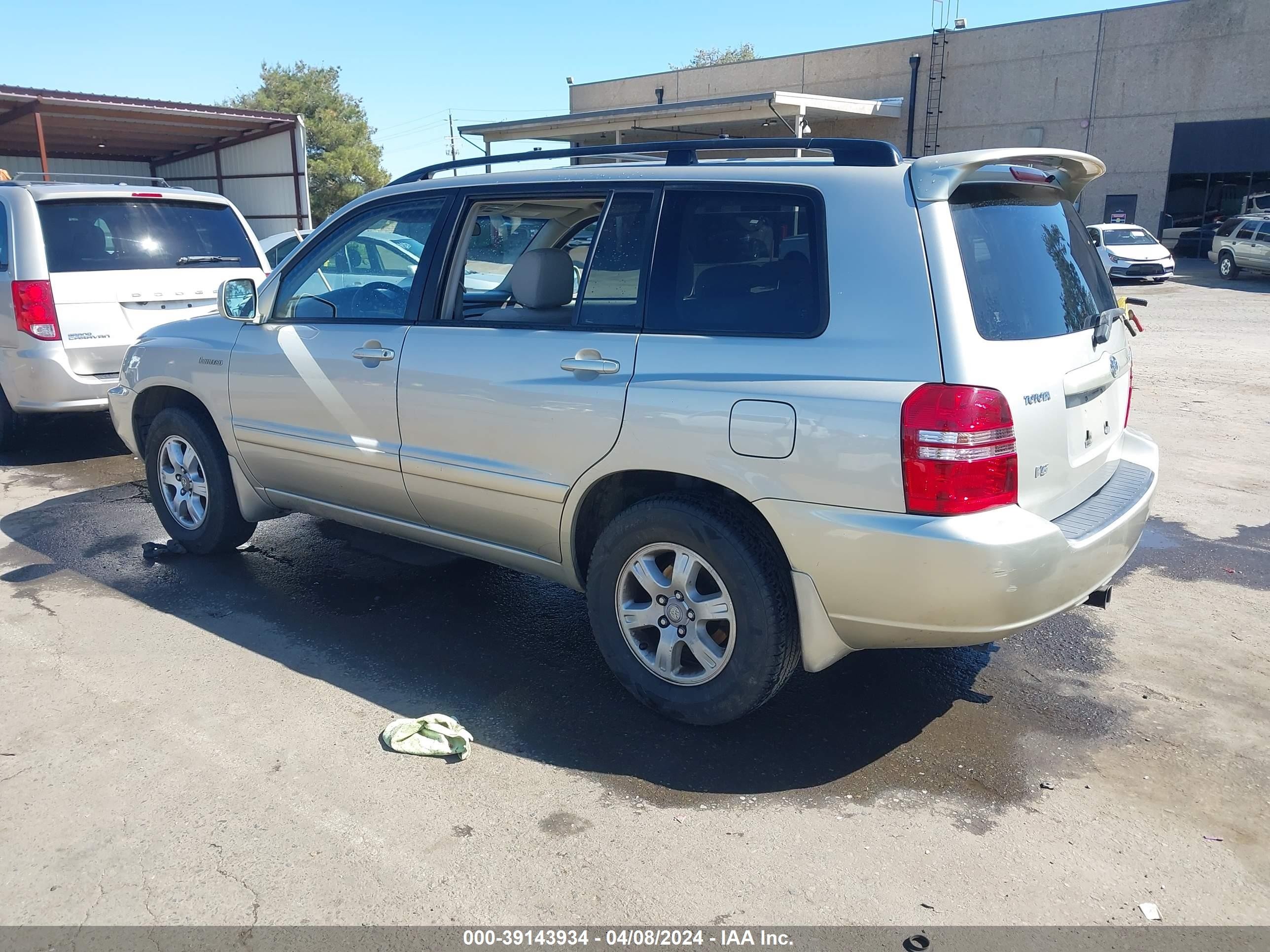 Photo 2 VIN: JTEGF21AX20038060 - TOYOTA HIGHLANDER 