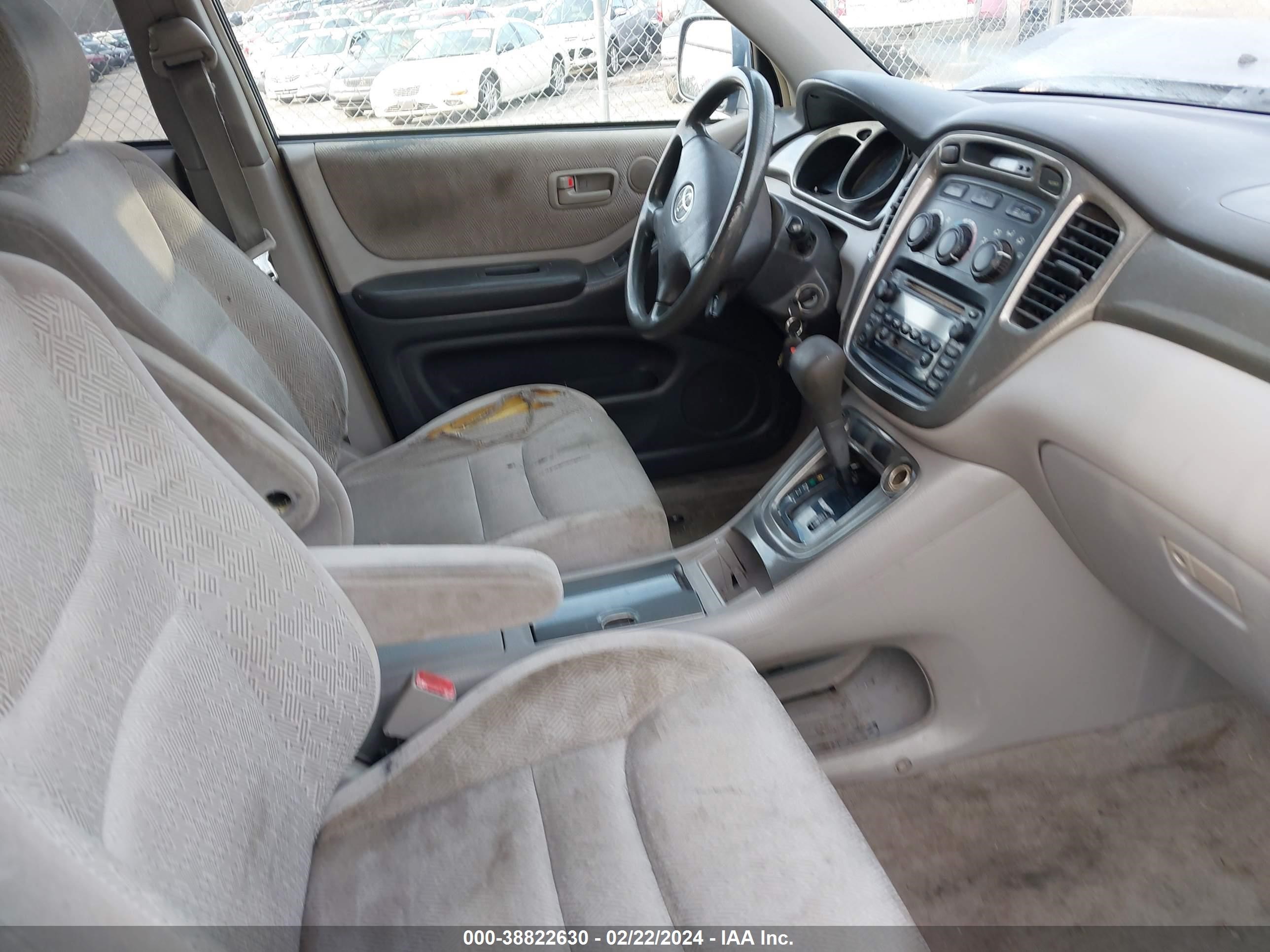 Photo 4 VIN: JTEGF21AX30110232 - TOYOTA HIGHLANDER 