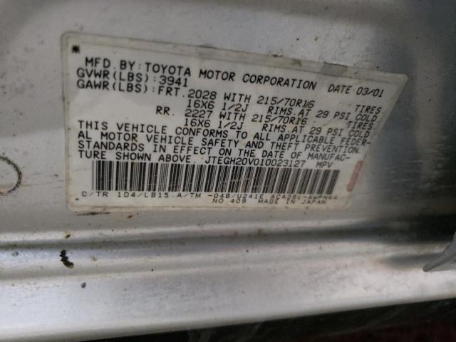 Photo 12 VIN: JTEGH20V010023127 - TOYOTA RAV4 