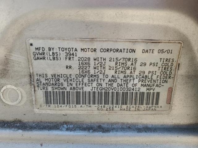 Photo 12 VIN: JTEGH20V010032412 - TOYOTA RAV4 