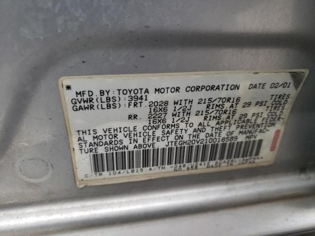 Photo 12 VIN: JTEGH20V210018589 - TOYOTA RAV4 