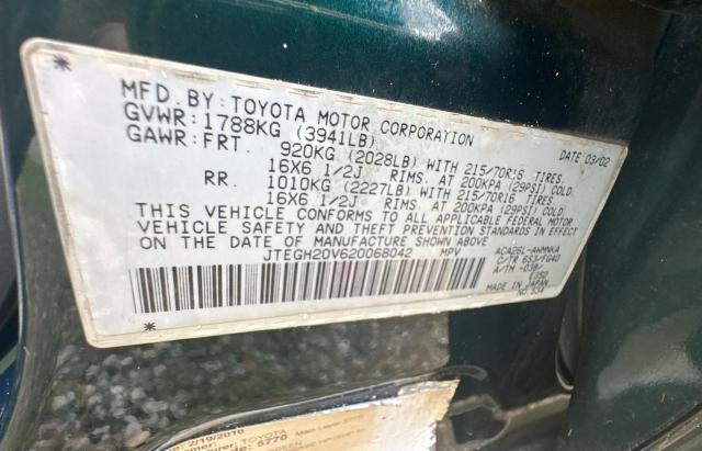 Photo 9 VIN: JTEGH20V620068042 - TOYOTA RAV4 