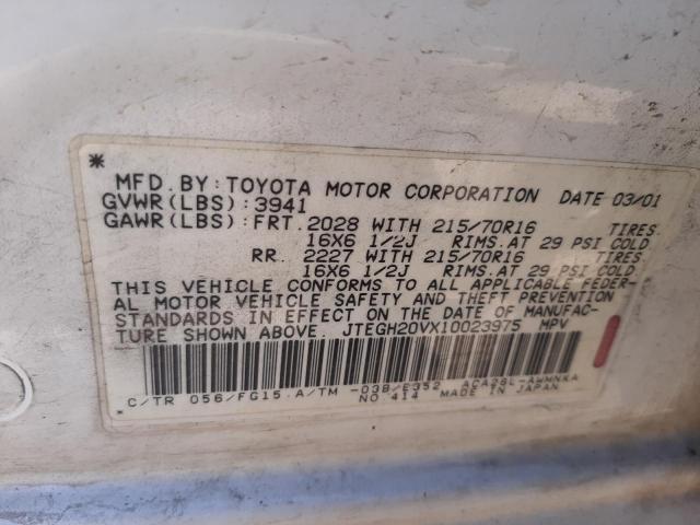 Photo 11 VIN: JTEGH20VX10023975 - TOYOTA RAV4 