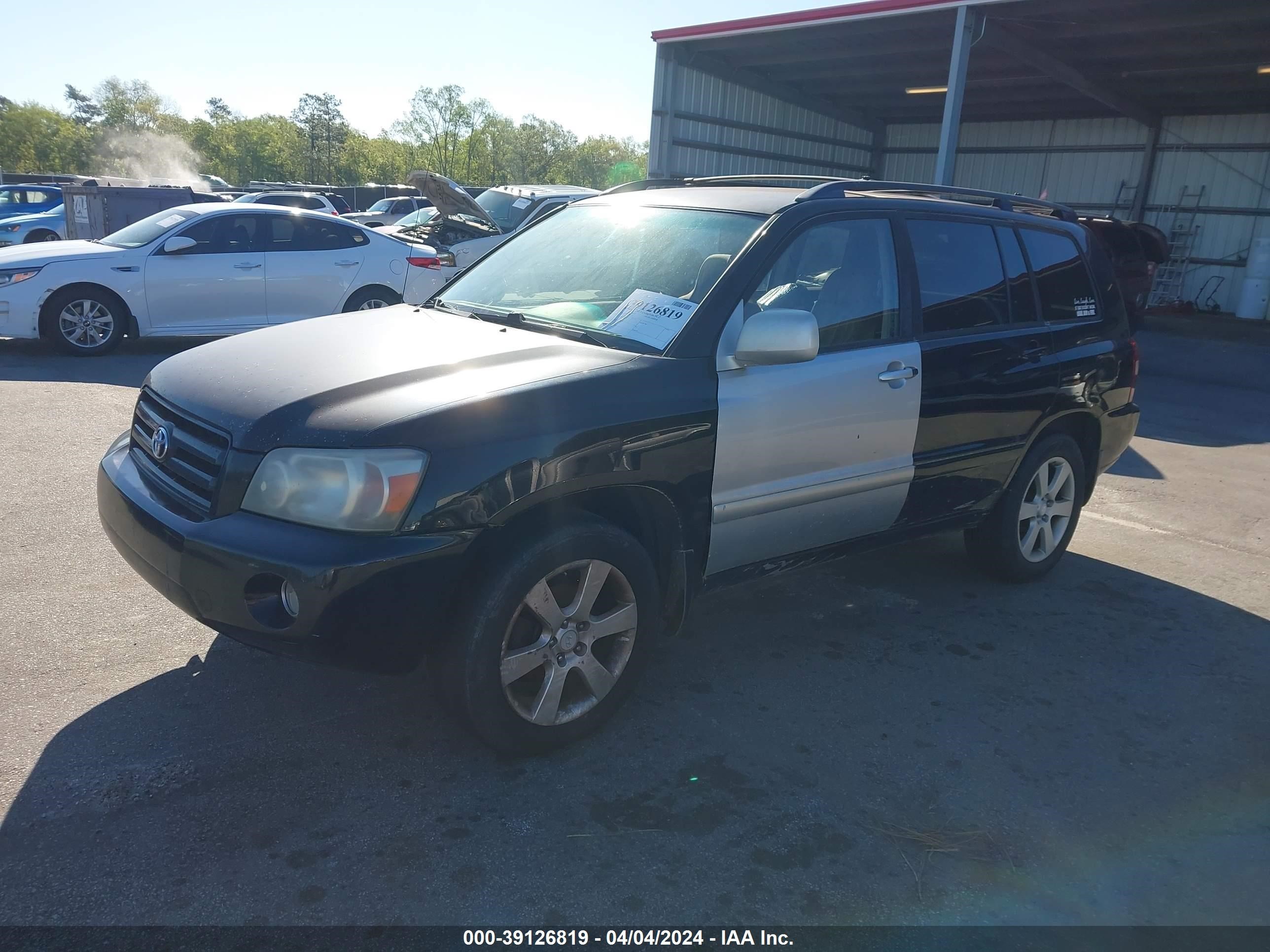 Photo 1 VIN: JTEGP21A050046654 - TOYOTA HIGHLANDER 