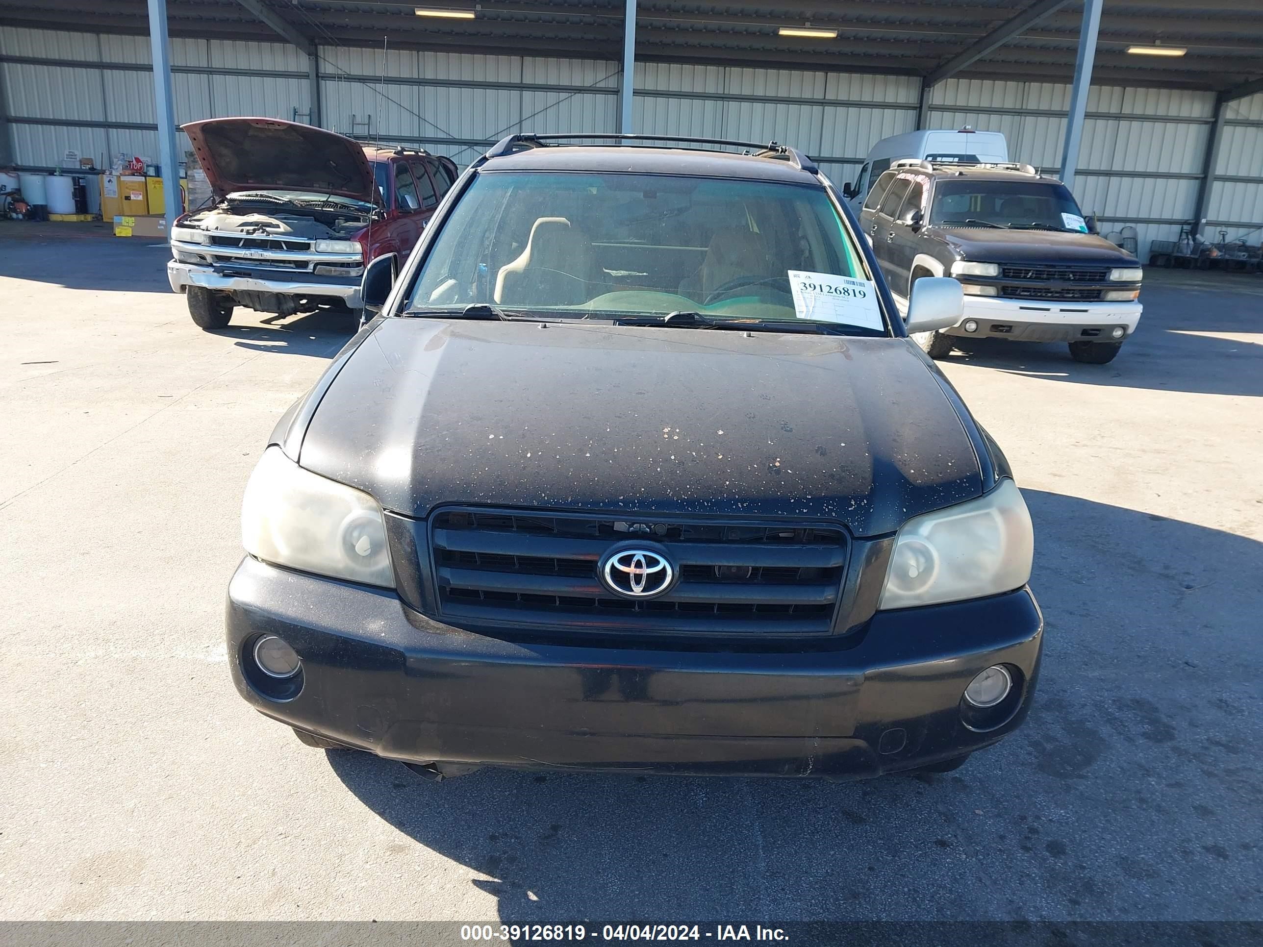 Photo 5 VIN: JTEGP21A050046654 - TOYOTA HIGHLANDER 