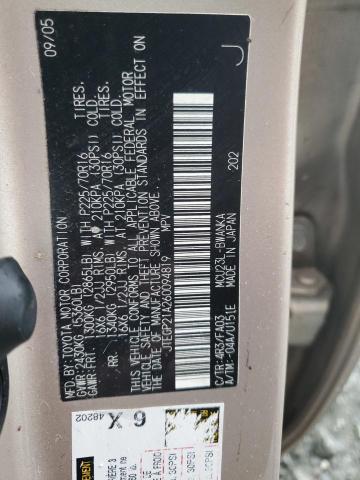 Photo 12 VIN: JTEGP21A260094819 - TOYOTA HIGHLANDER 