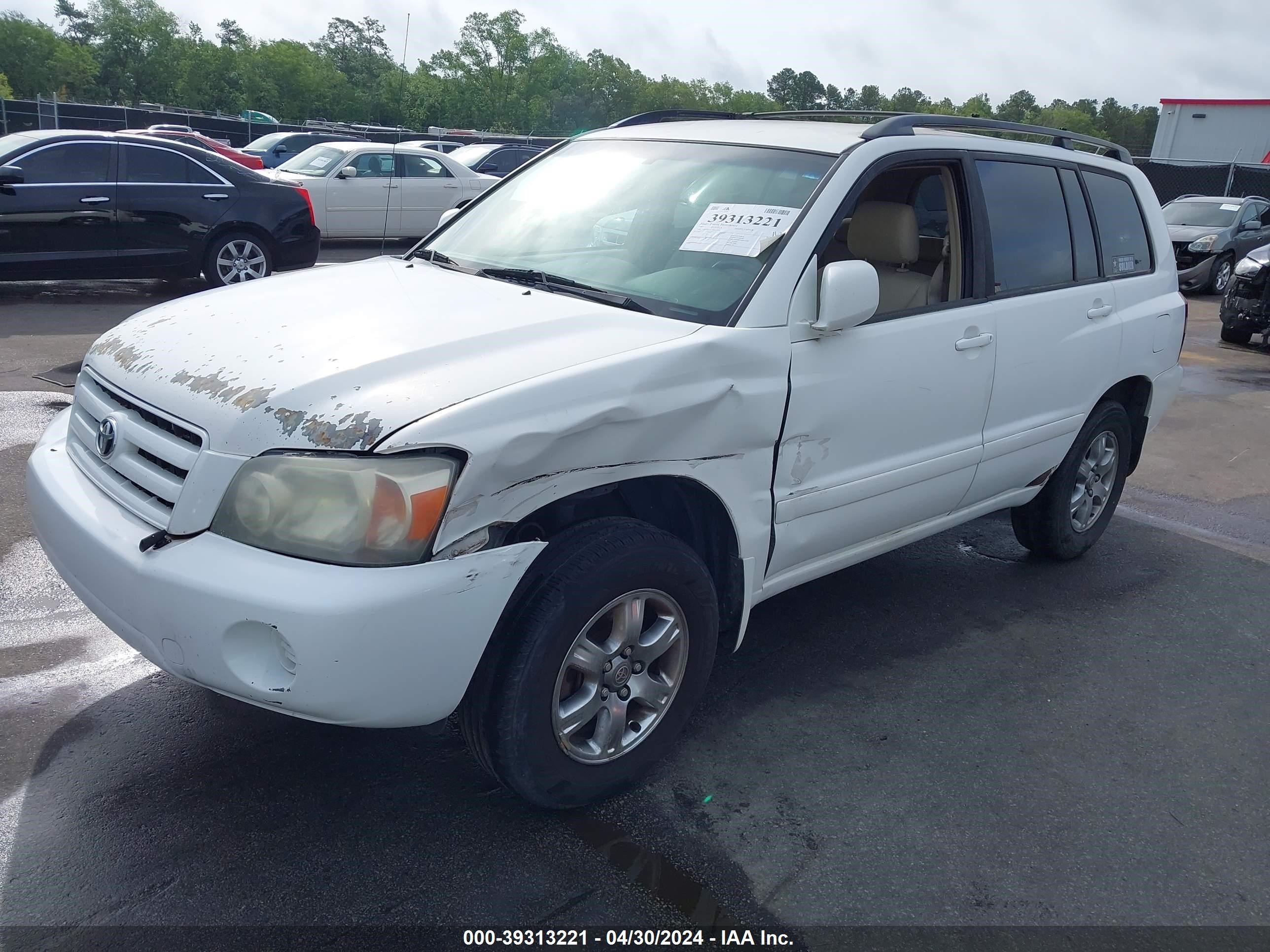 Photo 1 VIN: JTEGP21A550072554 - TOYOTA HIGHLANDER 