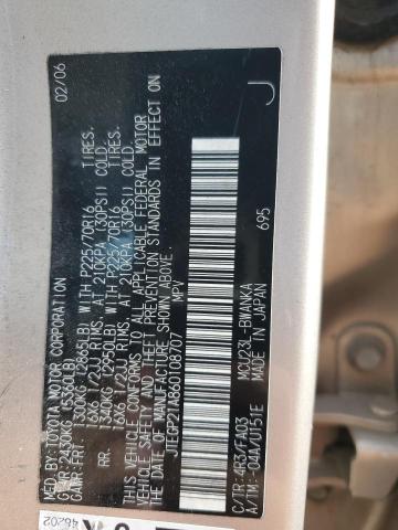 Photo 11 VIN: JTEGP21A860108707 - TOYOTA HIGHLANDER 