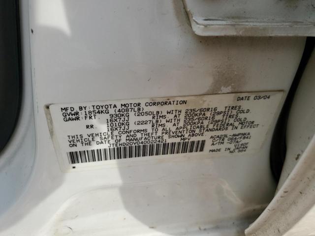 Photo 12 VIN: JTEHD20V040022421 - TOYOTA RAV4 