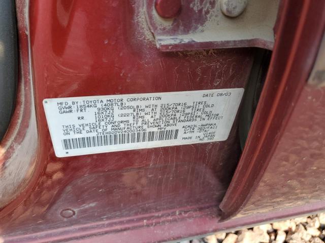 Photo 11 VIN: JTEHD20V240003496 - TOYOTA RAV4 