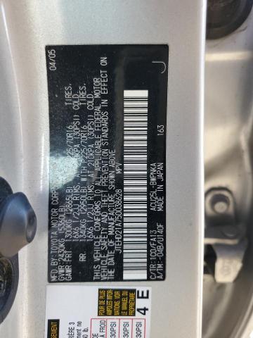 Photo 12 VIN: JTEHD21A750038628 - TOYOTA HIGHLANDER 