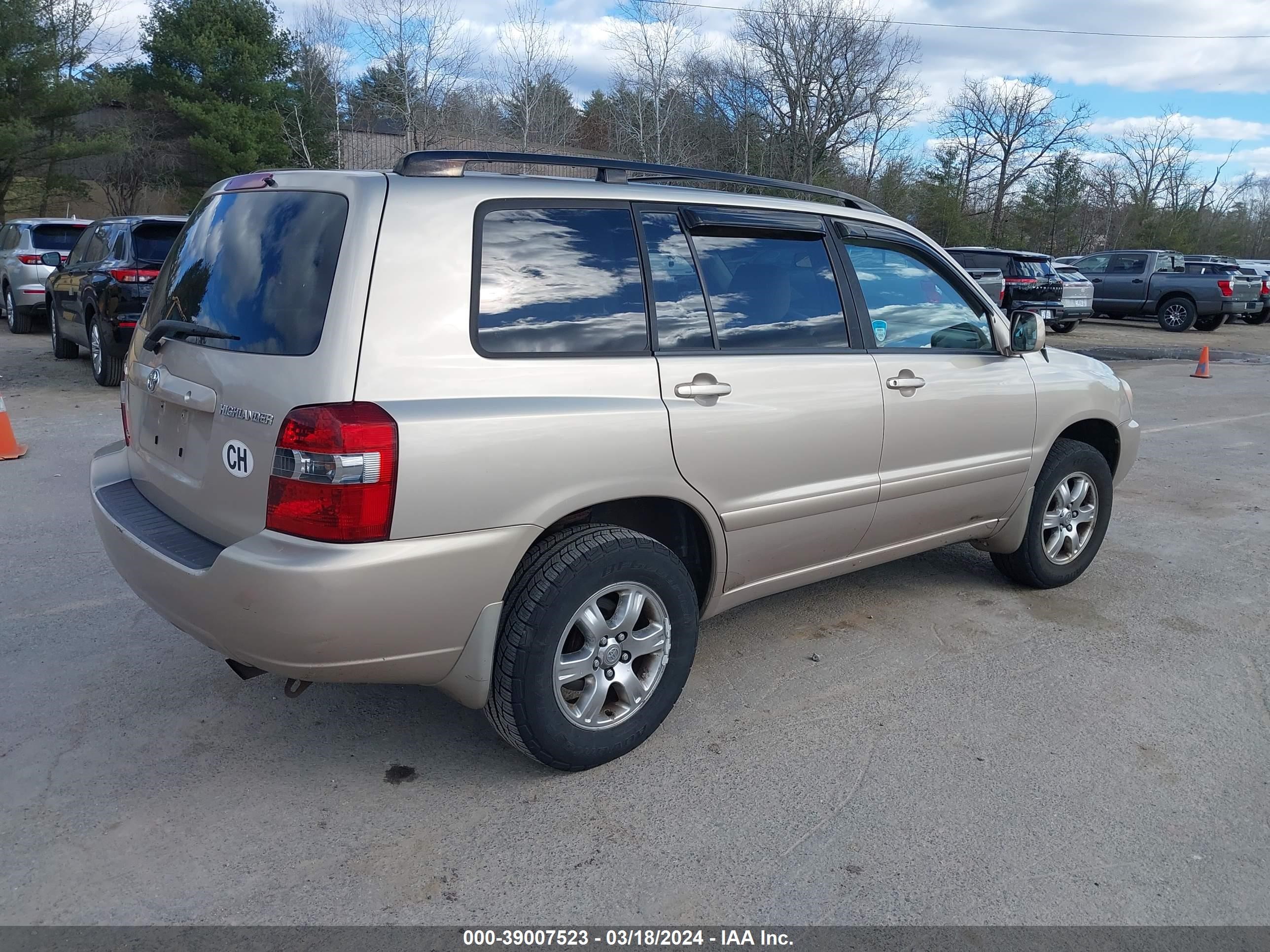 Photo 3 VIN: JTEHD21A960044173 - TOYOTA HIGHLANDER 