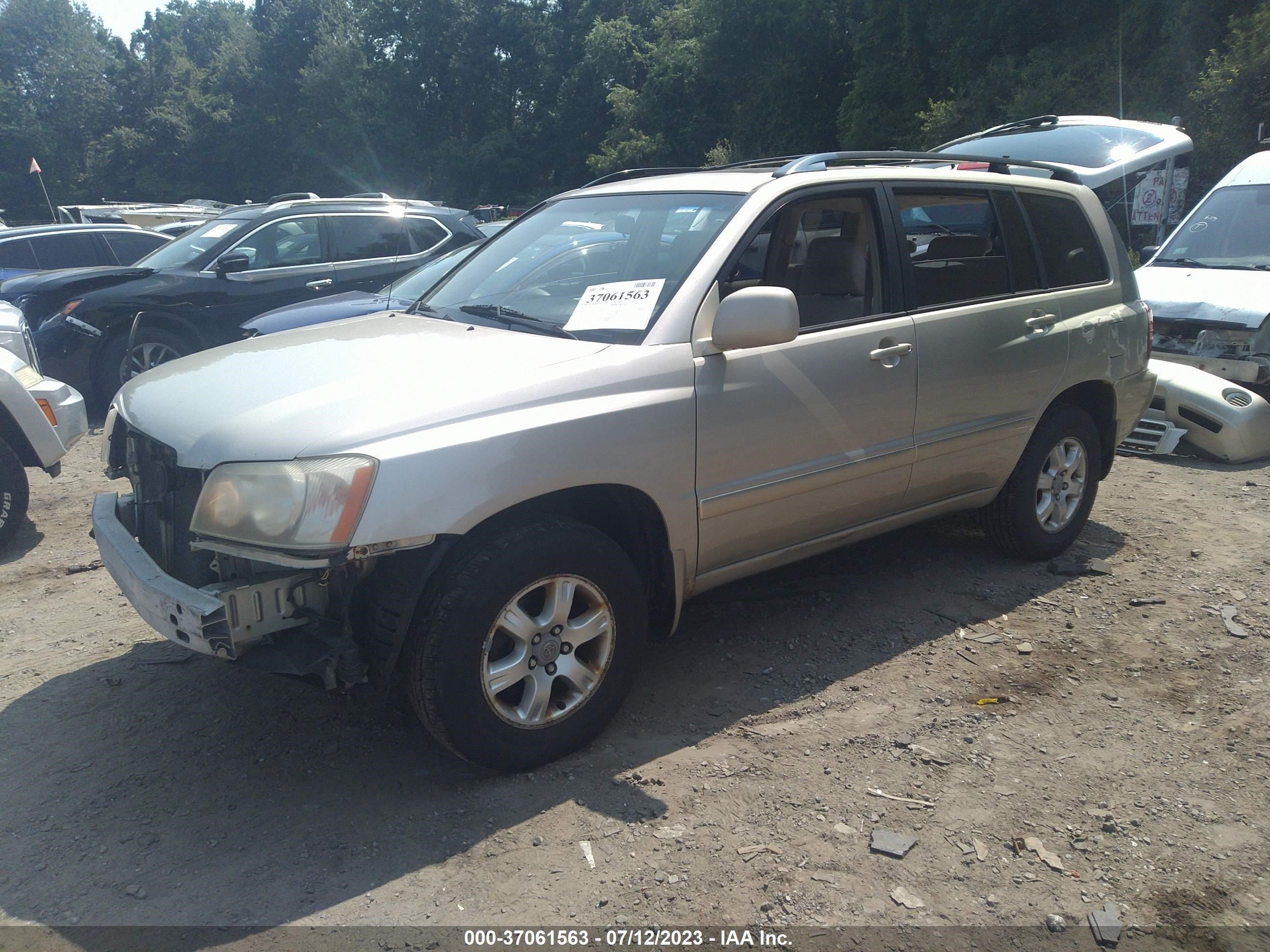 Photo 1 VIN: JTEHF21A020063814 - TOYOTA HIGHLANDER 