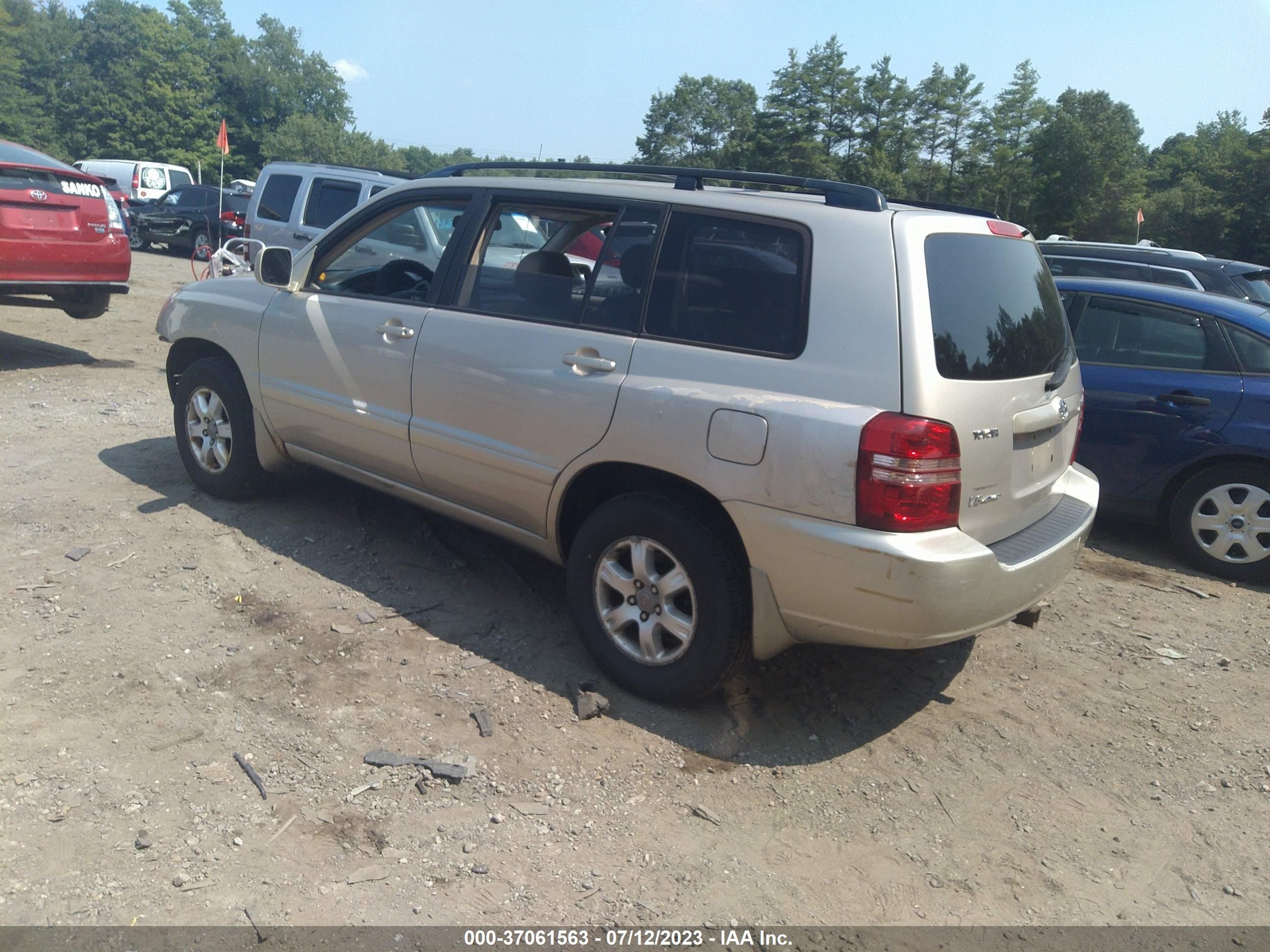 Photo 2 VIN: JTEHF21A020063814 - TOYOTA HIGHLANDER 