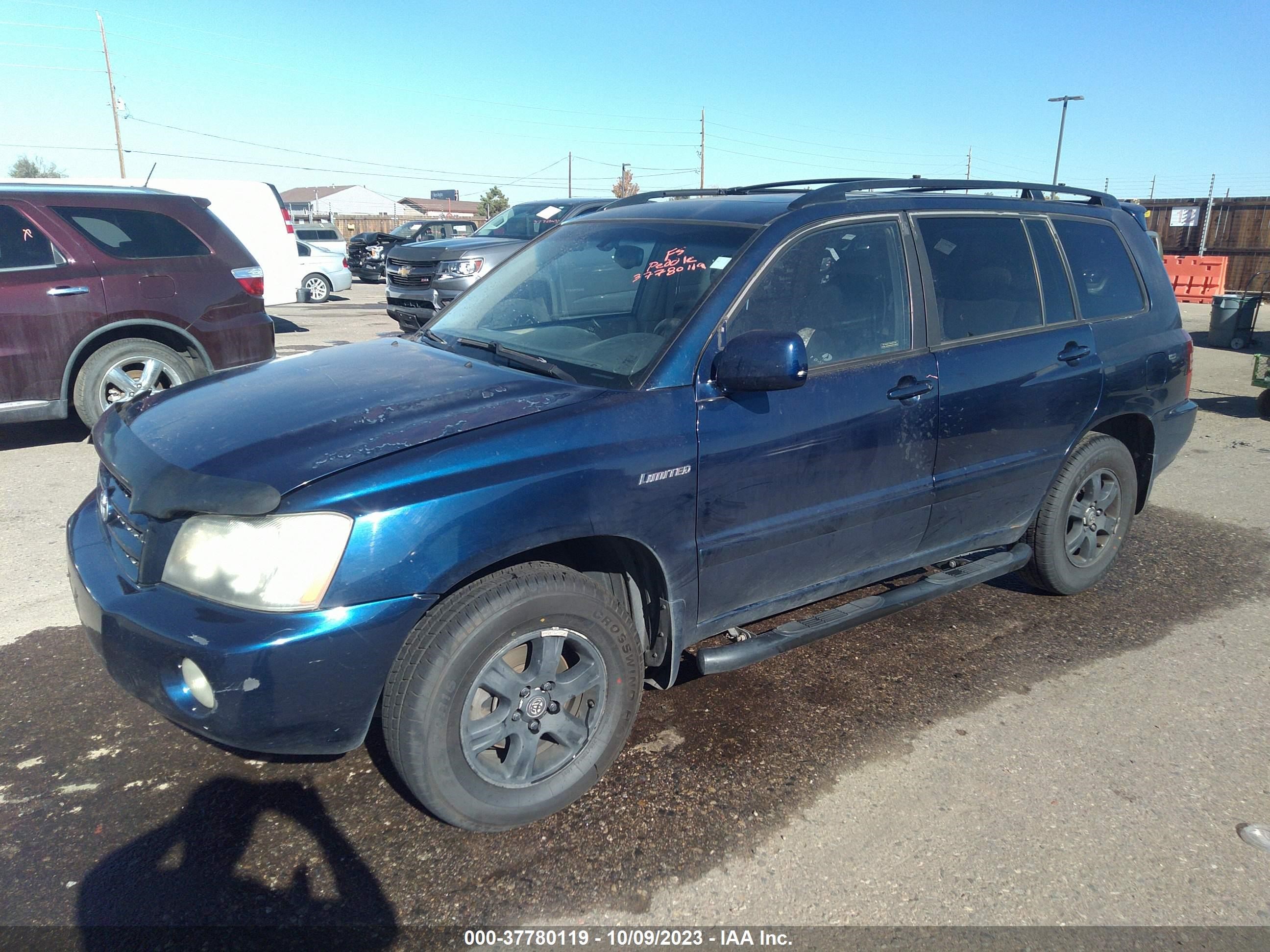 Photo 1 VIN: JTEHF21A030131031 - TOYOTA HIGHLANDER 