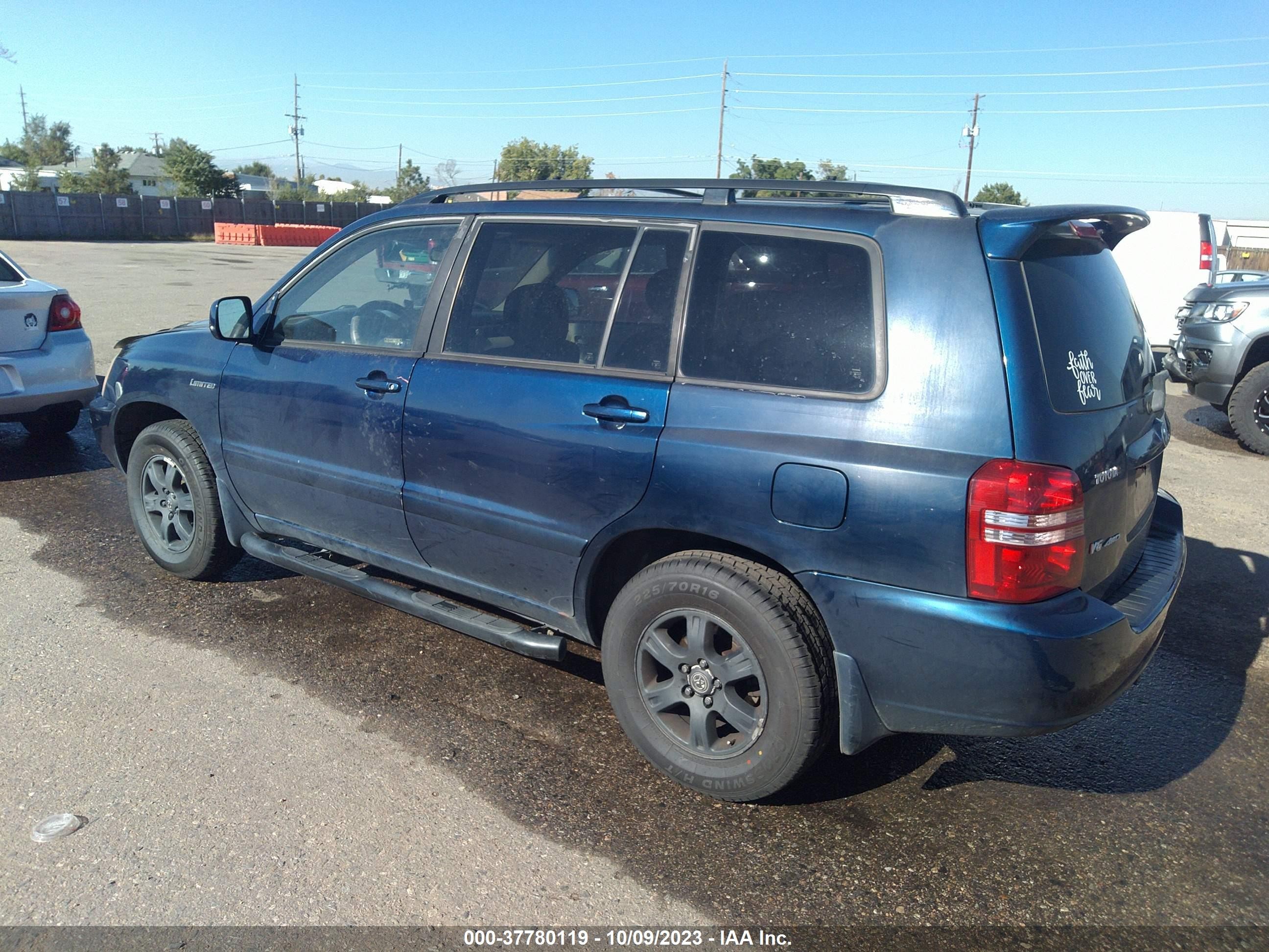 Photo 2 VIN: JTEHF21A030131031 - TOYOTA HIGHLANDER 