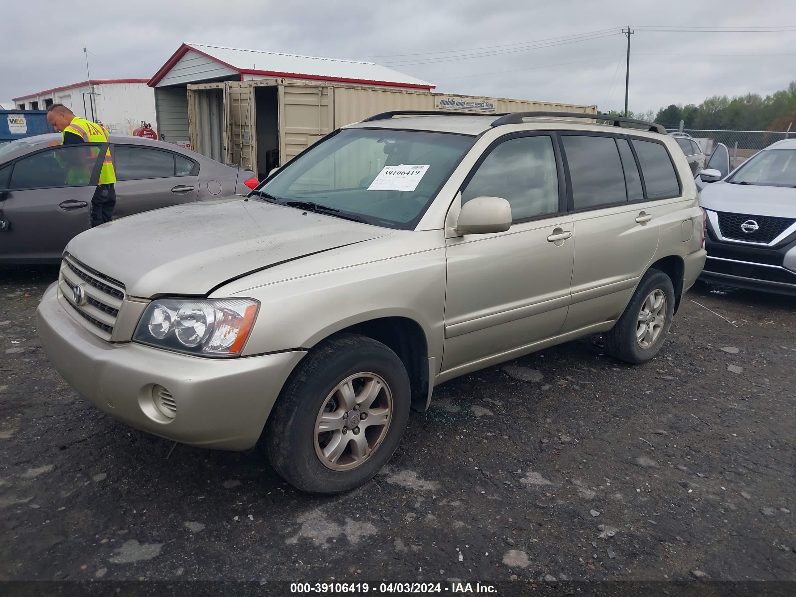 Photo 1 VIN: JTEHF21A030145205 - TOYOTA HIGHLANDER 