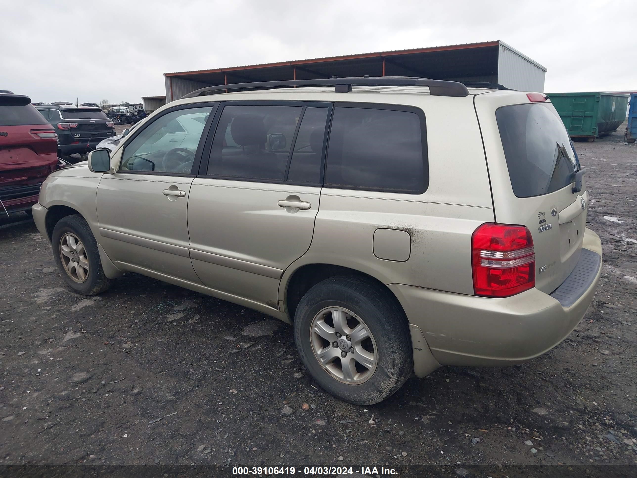 Photo 2 VIN: JTEHF21A030145205 - TOYOTA HIGHLANDER 