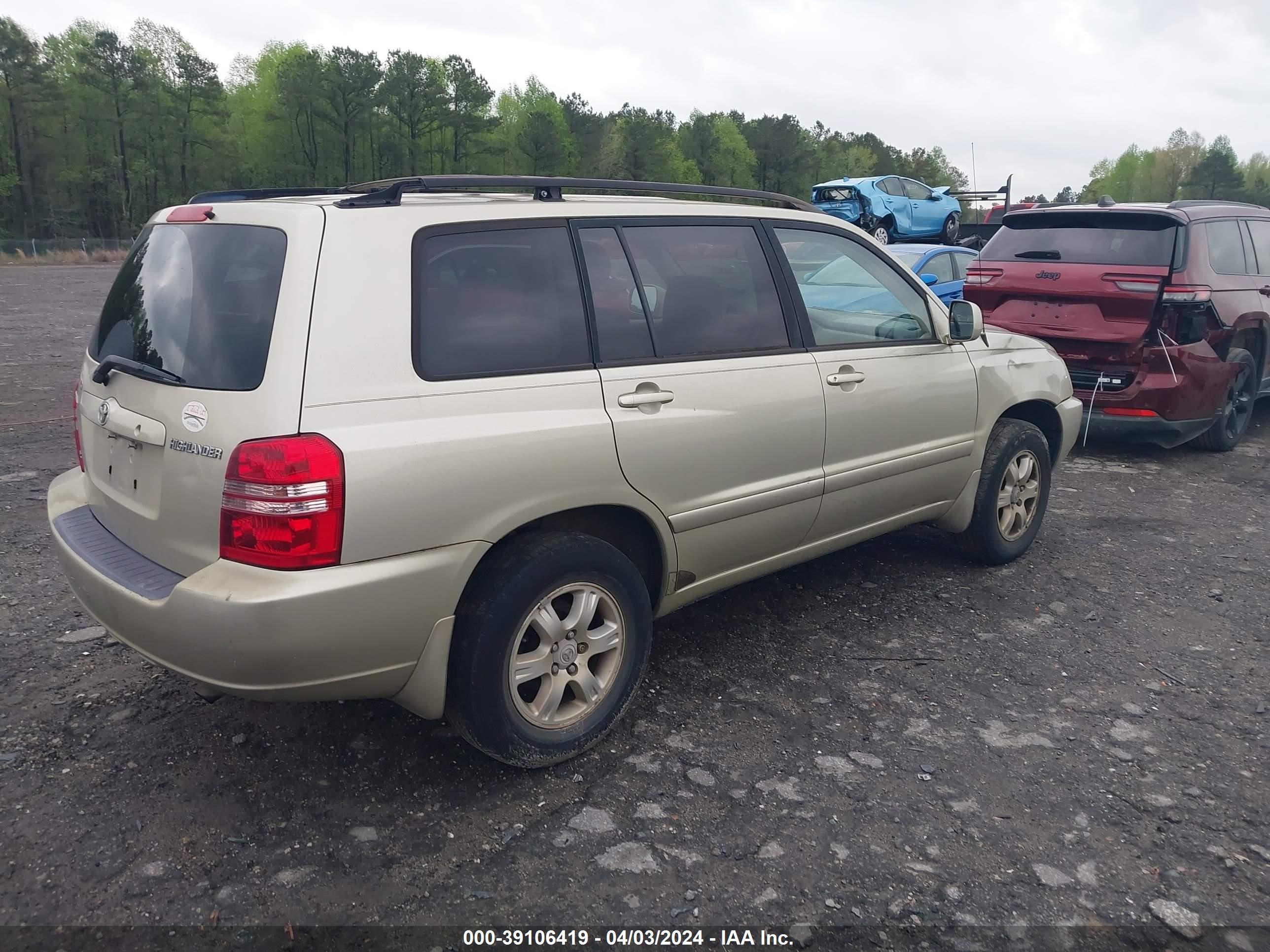 Photo 3 VIN: JTEHF21A030145205 - TOYOTA HIGHLANDER 