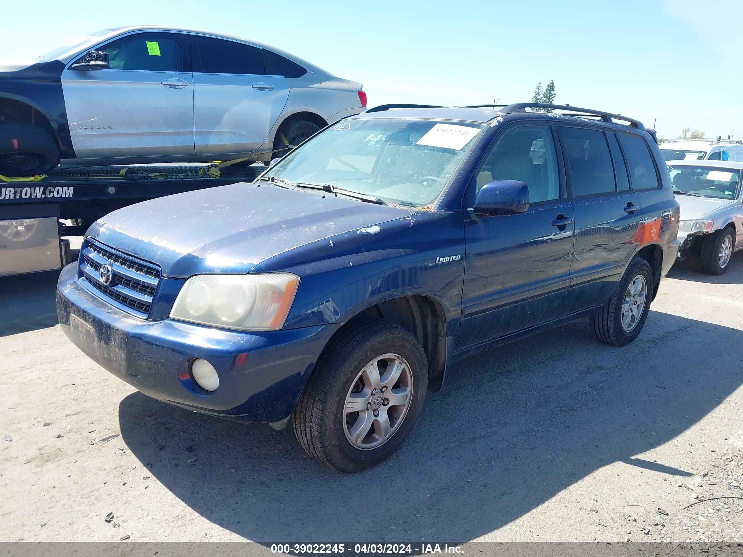 Photo 1 VIN: JTEHF21A120050182 - TOYOTA HIGHLANDER 