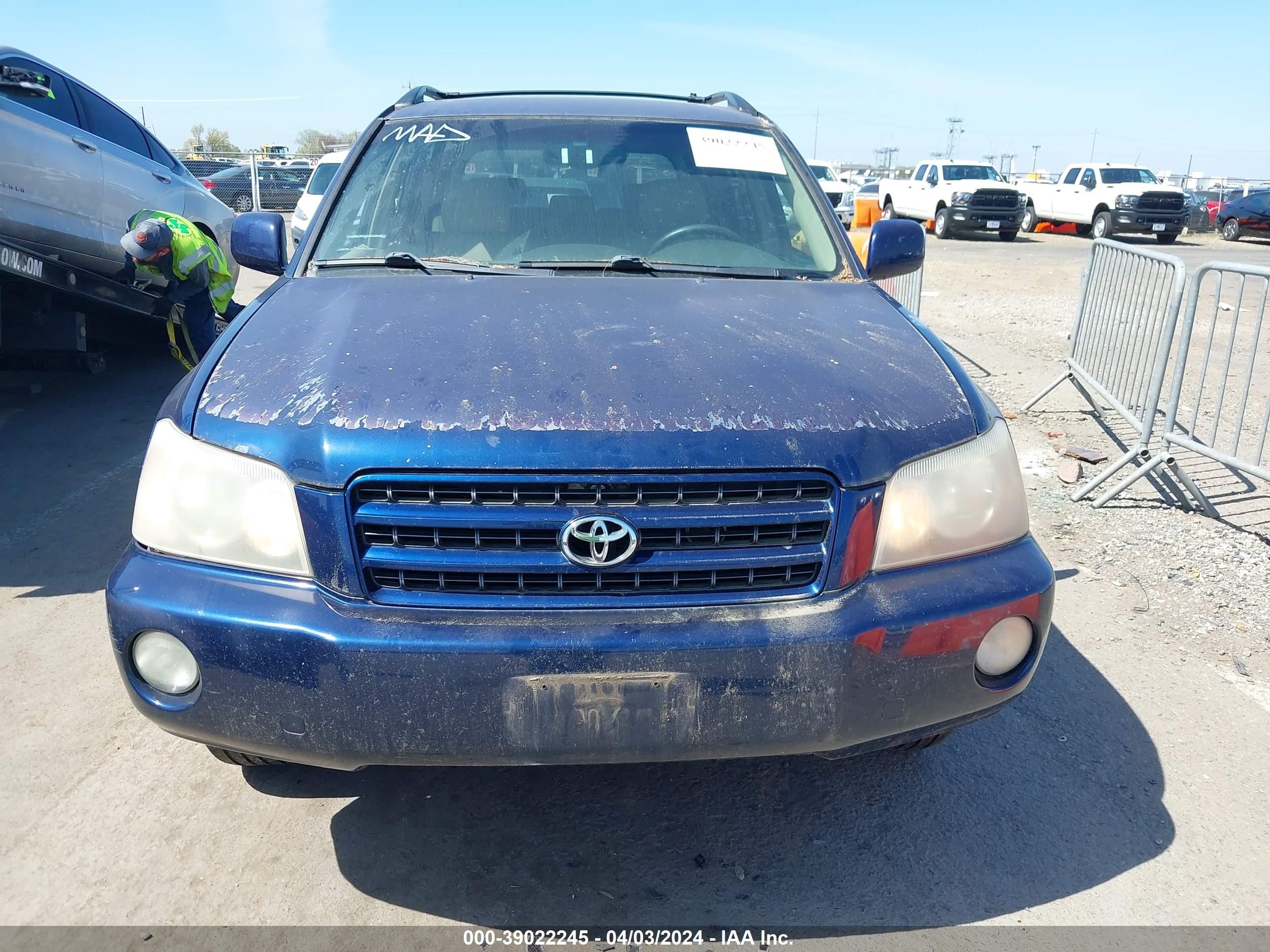 Photo 5 VIN: JTEHF21A120050182 - TOYOTA HIGHLANDER 