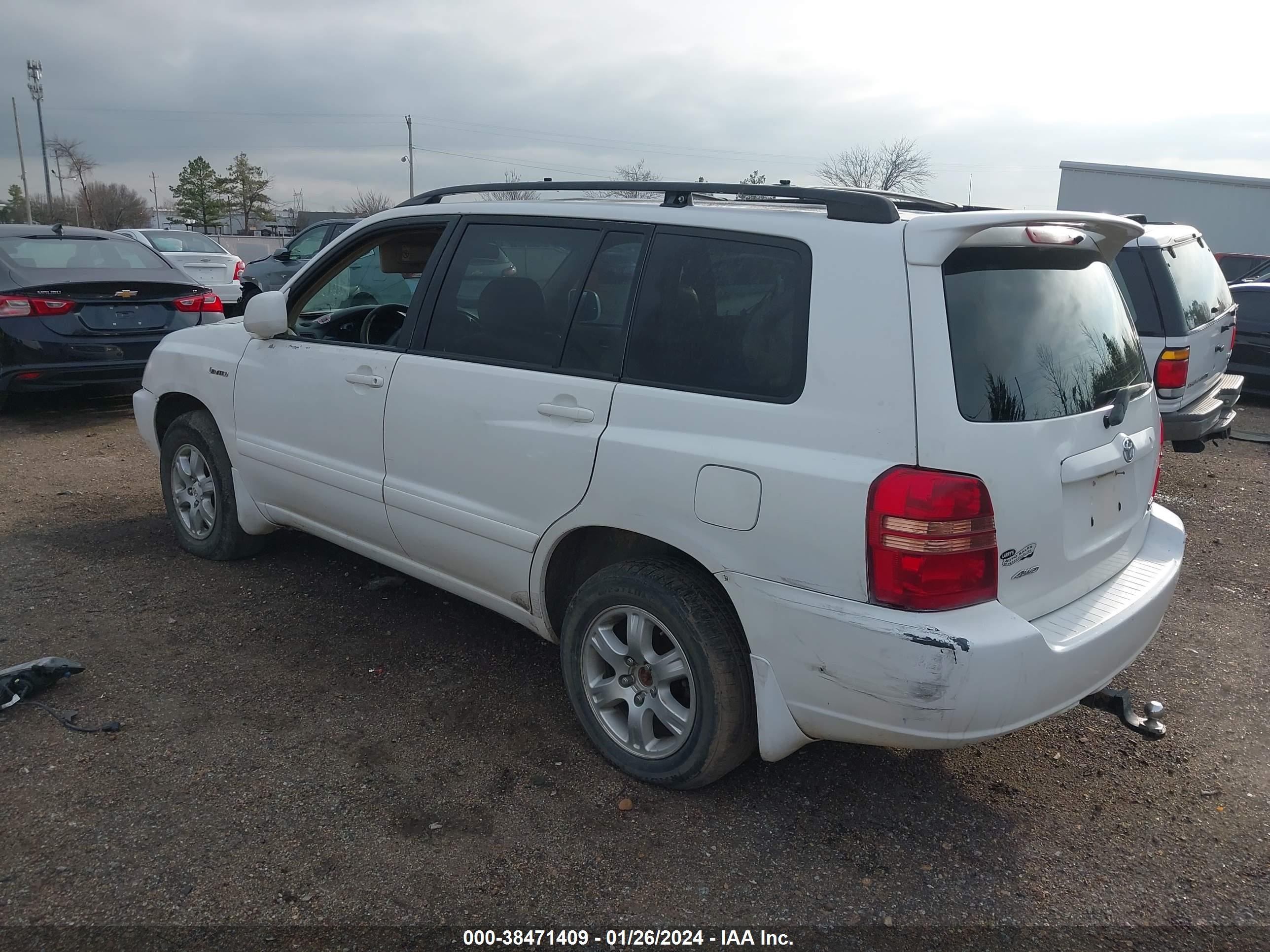 Photo 2 VIN: JTEHF21A210001703 - TOYOTA HIGHLANDER 