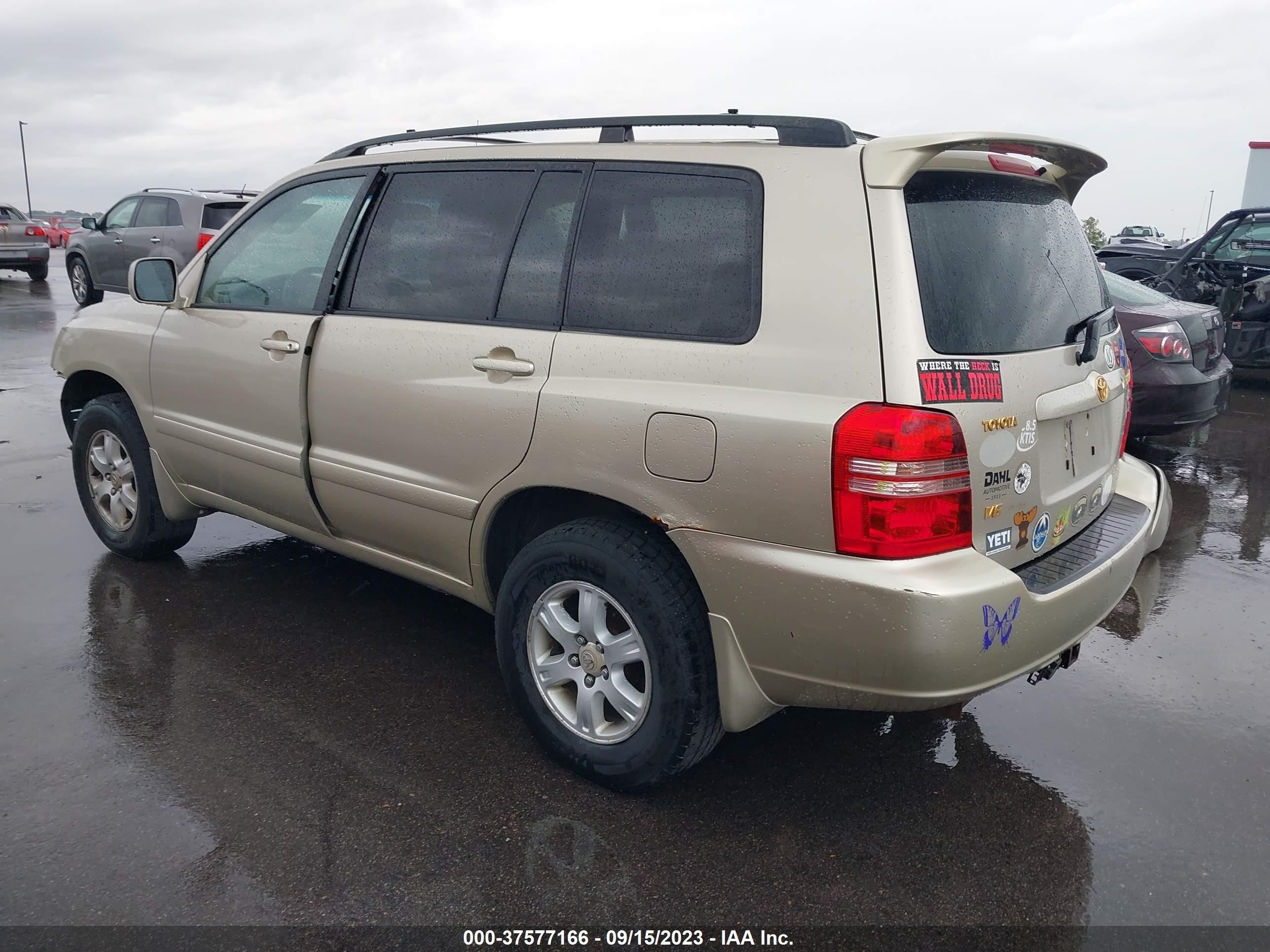 Photo 2 VIN: JTEHF21A310025637 - TOYOTA HIGHLANDER 