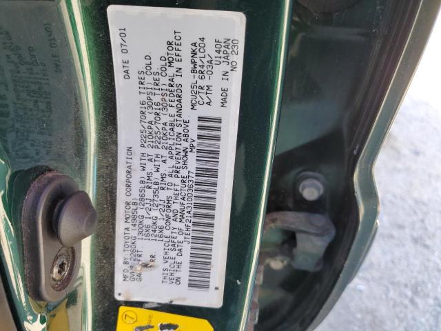 Photo 12 VIN: JTEHF21A310036377 - TOYOTA HIGHLANDER 