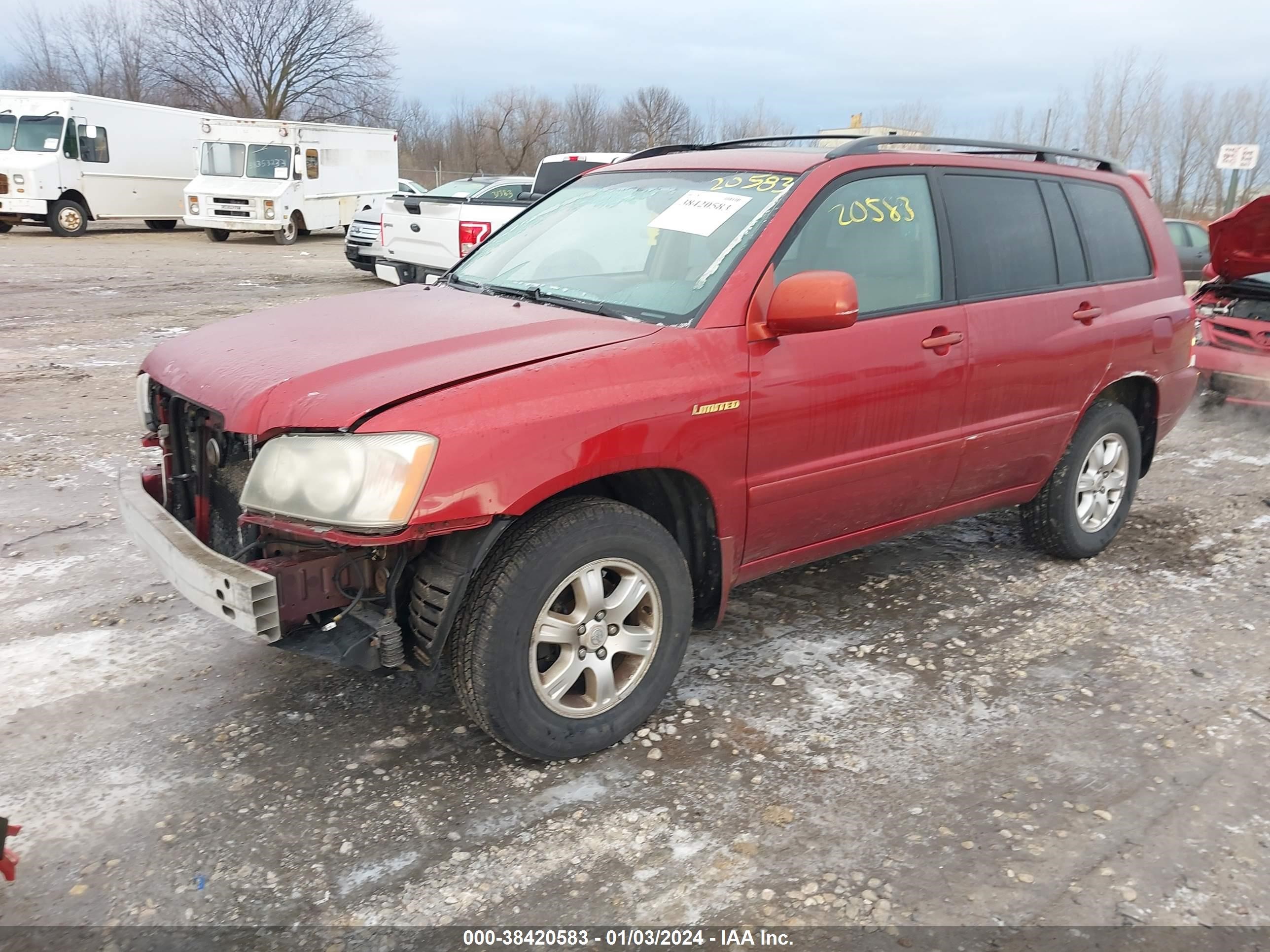 Photo 1 VIN: JTEHF21A320046747 - TOYOTA HIGHLANDER 