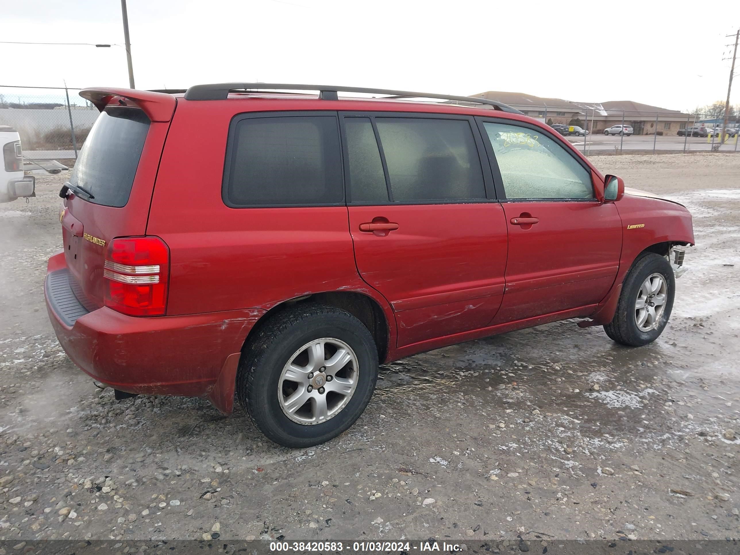 Photo 3 VIN: JTEHF21A320046747 - TOYOTA HIGHLANDER 