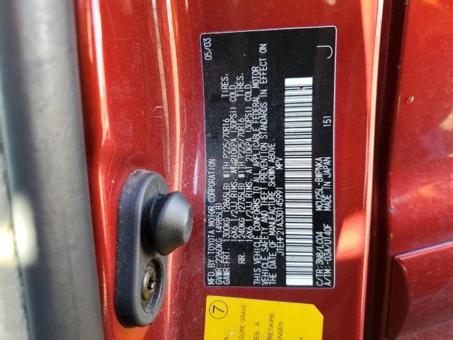 Photo 11 VIN: JTEHF21A330145991 - TOYOTA HIGHLANDER 