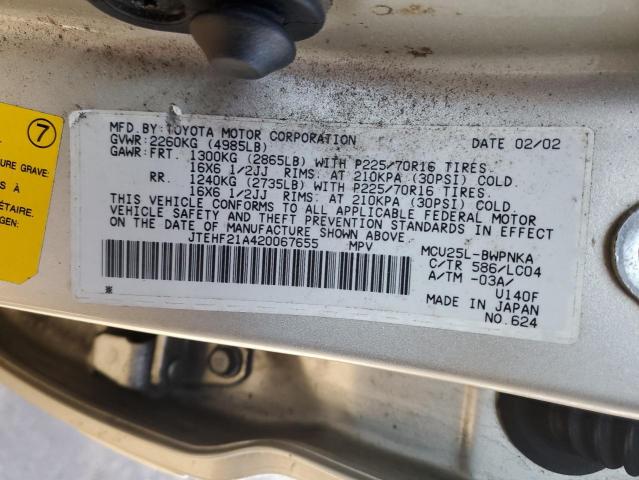 Photo 13 VIN: JTEHF21A420067655 - TOYOTA HIGHLANDER 