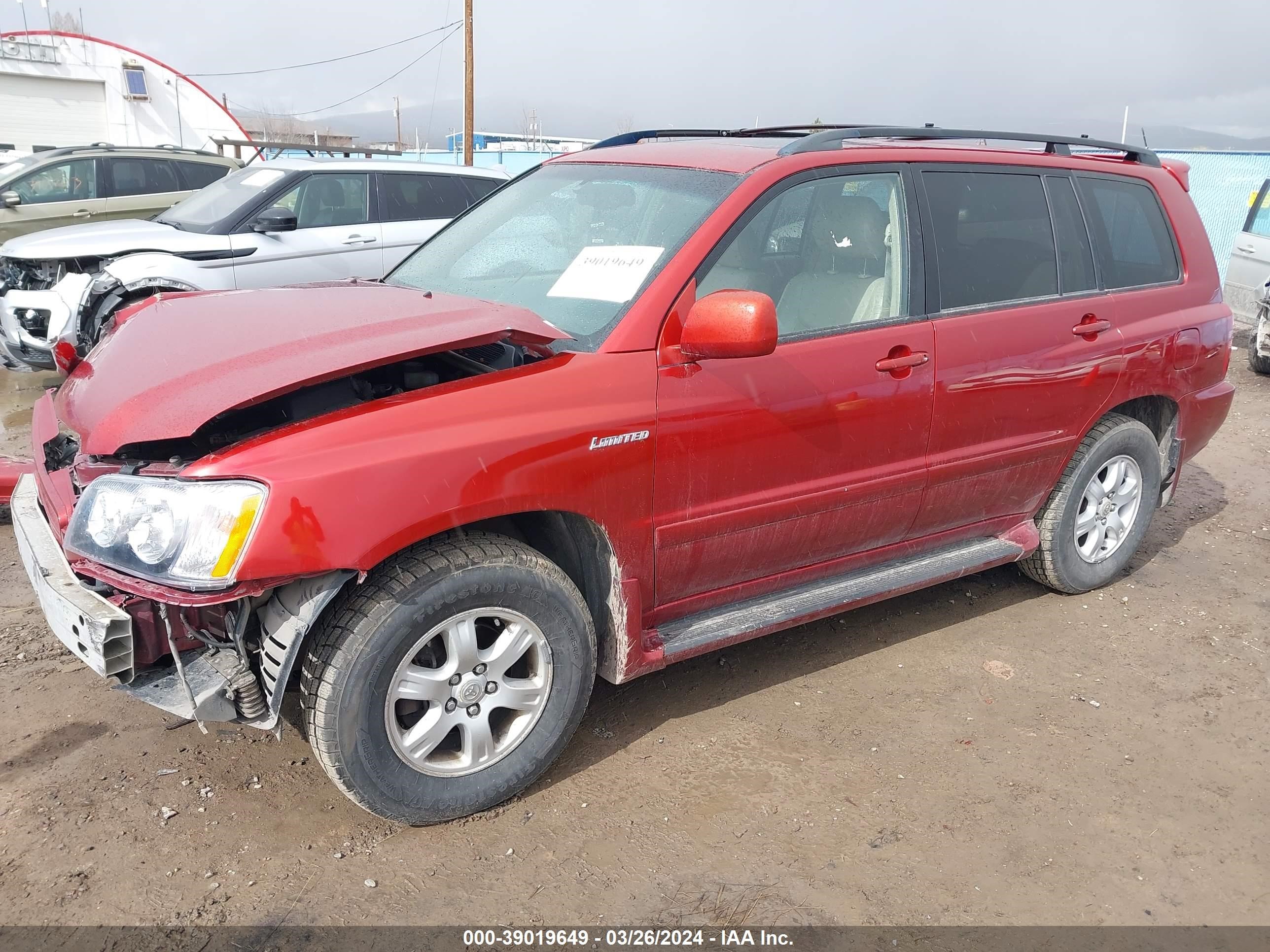 Photo 1 VIN: JTEHF21A530105718 - TOYOTA HIGHLANDER 