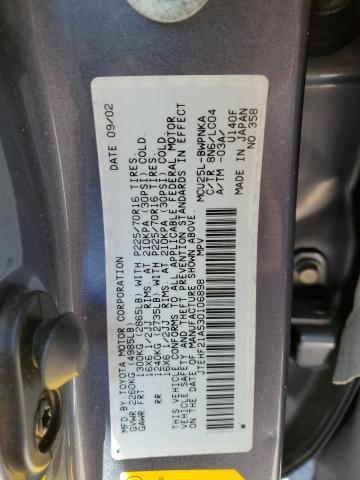 Photo 11 VIN: JTEHF21A530106898 - TOYOTA HIGHLANDER 