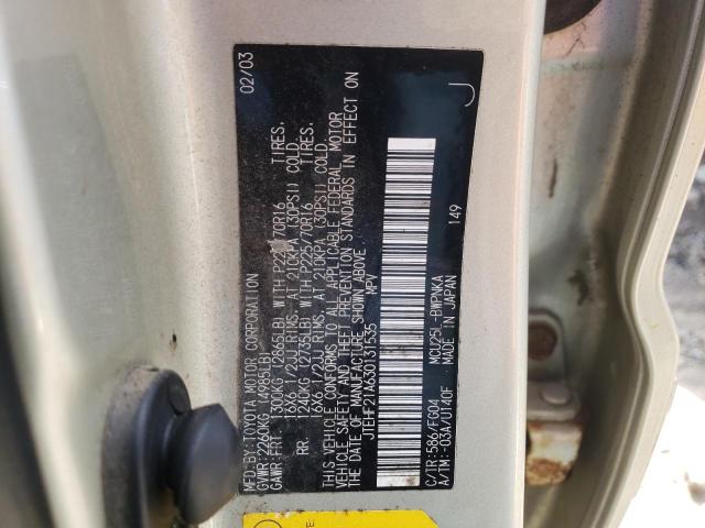 Photo 9 VIN: JTEHF21A630131535 - TOYOTA HIGHLANDER 