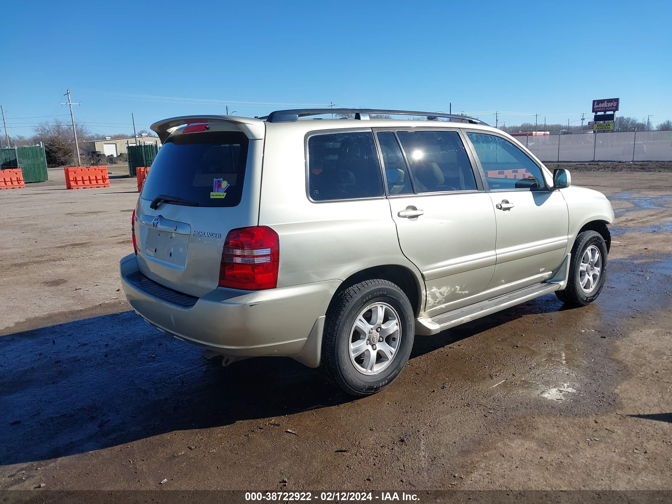 Photo 3 VIN: JTEHF21A730122746 - TOYOTA HIGHLANDER 