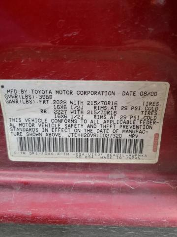 Photo 11 VIN: JTEHH20V810027320 - TOYOTA RAV4 