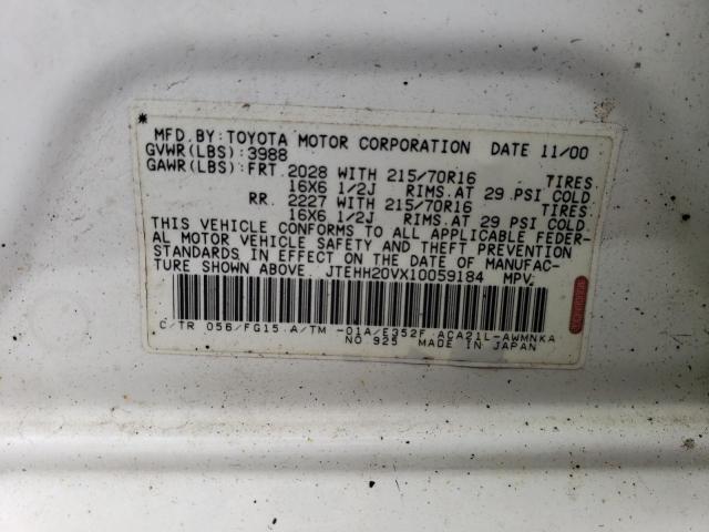 Photo 12 VIN: JTEHH20VX10059184 - TOYOTA RAV4 