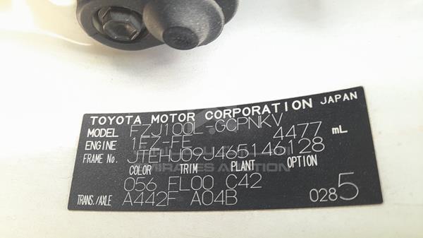 Photo 1 VIN: JTEHJ09J465146128 - TOYOTA LAND CRUISER 