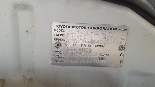 Photo 2 VIN: JTEHT05J542055724 - TOYOTA LAND CRUISER 