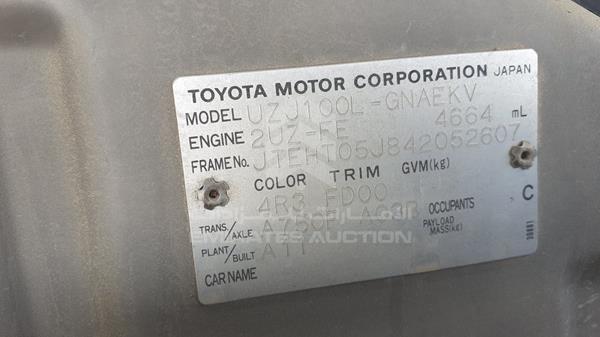 Photo 2 VIN: JTEHT05J842052607 - TOYOTA LAND CRUISER 