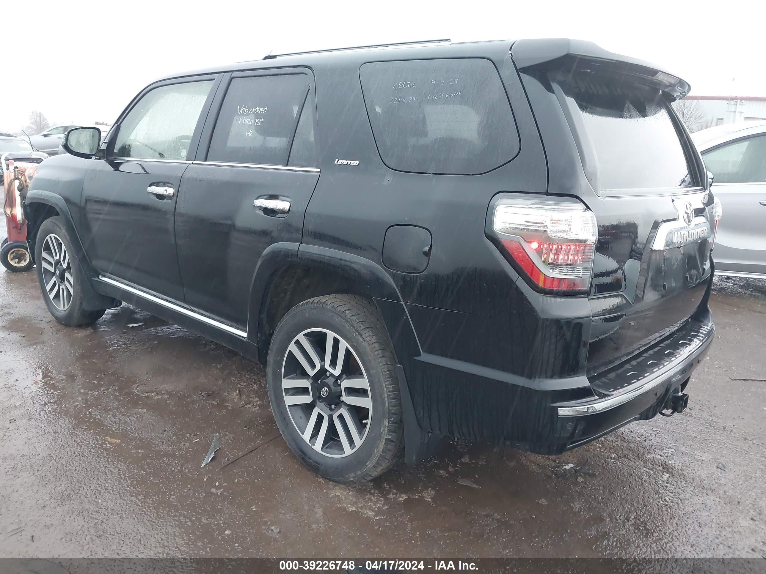 Photo 2 VIN: JTEKU5JR3M5953054 - TOYOTA 4RUNNER 